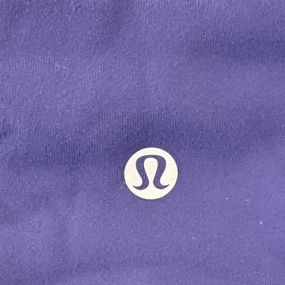 Lululemon Athletica Deep Blue Fleece Cropped Leggings Size 10 - Picture 4 of 5